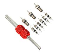 Yumneo AC Valve Core Removal Tool - Automotive Air Conditioning Tools - Precision Set of 10 AC Valve Core Kit for HVAC, RV, Air Conditioning, Refrigeration Replacement