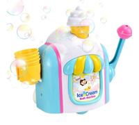 Yumneo Baby Bath Bubble Maker, Kid Ice Cream Foam Maker, Bubble Blower Machine Toy for Kids Baby Toddler Bathtub Shower Christmas Birthday Fun Enjoyment