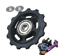 Yumneo Bearing Derailleur Pulley for Bike,Mountain Bike Guide Roller Pulley | Silent Cycling Accessories Replacement Part for Upgrade Repair Adults Travel Maintenance Biking