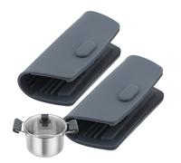 Yumneo Cast Iron Handle Cover - 1 Pair Silicone Pan Handle Sleeve | Heat Resistant Kitchen Gadgets for Oven Counter Griddle Camping Cooking Frying Dutch Microwave Stove