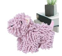 Yumneo Chenille Hand Towel | Dog Shaped Chenille Bath Towel | Cartoon Highly Absorbent Cleaning Cloth, Decorative Household Animal Cloth For Bathroom Kitchen
