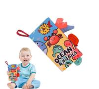 Yumneo Cloth Baby Books | Activity Book - Tail Design Early Learning Preschool Activities Toy for Car Travel Kids Ages 0-3 Stroller Nursery