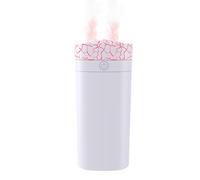 Yumneo Cool Humidifier for Bedroom | USB-Powered Flame Diffuser,Rechargeable Misting Tool with Large Capacity Air Purifier for Bedroom Living Offices Hotel Home Nursery Indoor Car Travel