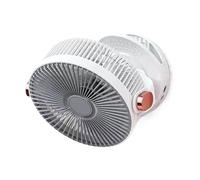 Yumneo Fan with Clip, Clamp Fan, 8-Inch Hangable Adjustable-Speed Quiet USB Standing Breeze Maker with Light for Bedroom Car Student Workshop Beach