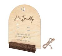 Yumneo Hello Pregnancy Announcement,Hi Dad Pregnancy Test Keepsake Sign Board with Letters | Creative Wood Baby Announcement Props, Letter Board Baby Announcement, Baby Coming Soon Announcement