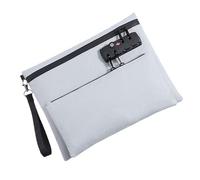 Yumneo Locked Money Bag | Accessories Pouch,Double-Layer Locked Wallet Fashion for Register Notary Supplies Passports Women Men