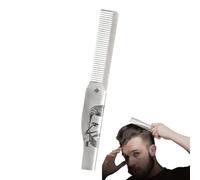 Yumneo Pocket Beard Comb | Dad Him Beard Brush,Foldable Stainless Steel Portale Brush for Home Grooming Men Dad Husband Styling Adult Travel