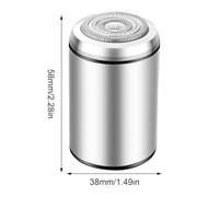 Yumneo Pocket Shaver,Waterproof Facial Hair Trimmer for Men | Rechargeable Trimmer for Face Armpit Back Beard Body Travel Pocket Suitcase