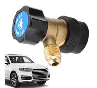 Yumneo Quick Connect Coupler,Air Conditioning Conversion Fitting - High and Low Pressure Quick Connecting 360 Rotational Adapter for Car Refrigerant