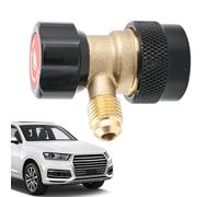 Yumneo Quick Coupler | Air Conditioning Conversion Fitting | High and Low Pressure Quick Connecting 360 Rotational Adapter for Car Refrigerant