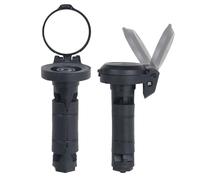 Yumneo Rear View Mirror for Cycling,Mountain Road Bike Bar End Mirror | 1 Pair 360-Degree Rotatable Convex Lens with Protective Cover for Recreation Adventure Travel Commuting