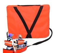 Yumneo Throwable Flotation Device | Orange Throwable Flotation Cushion | High Buoyancy 18X14Inches Safety Life Preserver for Swimming Raft Kayak Canoe Boating Paddle Board Rescue