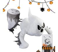 Yumneo Window Ghost Decoration, Outdoor Ghost Decorations | Window Broken Ornament for Doorway Entrance Haunted House Holiday Event Party Wall Yard