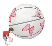 Yumneo Youth Basketball - Professional Rubber Bouncy Practice Basketball | Lightweight Sport Equipment Accessories Training Tool Supplies for Home Gym Travel Beach