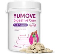 YuMOVE Digestive Care Dog Pre & Probiotics for Gut Health 300 TABLETS