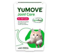 YuMOVE Cat Joint Supplement for Joint Care & Joint Aid, with Glucosamine, Chondroitin & Green Lipped Mussel for Cats of All Ages & Breeds, 60 Capsules