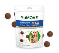 YuMOVE Max Strength Joint Supplement for Senior Dogs, Essential Dog Hip and Joint Aid for Senior Dogs with Glucosamine, Chondroitin, Green Lipped Mussel, Aged 8+, 120 Chews