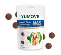 YuMOVE Max Strength Joint Supplement, Hip & Joint Aid with Glucosamine, Chondroitin, Green Lipped Mussel, Aged 8+, 60 Chews | Unflavoured