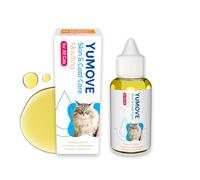 YuMOVE Skin & Coat Care Moulting Supplement for all Cats, Coat and Skin Supplement for Cats with Dry, Dull Coats and Excess Moulting, 50ml