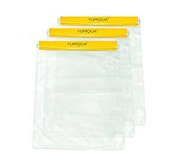 YUMQUA Clear Waterproof Bags Large Size 3 Pack Set, Watertight Pouch Holder for Document Map Camera Mobile Phone Tablet, fits Kayaking Boating Hiking Beach Water Sports, Yellow