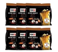 Yumsu Instant Beef Flavour Ramen Noodles Savoury Asian Noodle Soup, Halal Certified, Quick Meal, Dried Instant Noodles (Pack of 30)