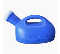 YUMSUM 2000ML Male Urinal Portable Mens Potty Pee Bottle Collector Travel Toliet (Blue)