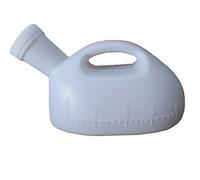 YUMSUM 2000ML Male Urinal Portable Mens Potty Pee Bottle Collector Travel Toliet (White)