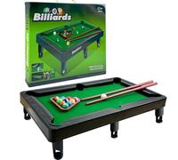 YumSur Mini Pool Table Game,Billiards Table Pool Table Set 11 Balls 2 Cues and 1 Triangle,Portable Games Table Game,Stress Relief Tabletop Snooker Game Set Kids and Adults,GREEN (style 2)