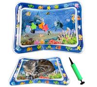 YumSur Sensor Water Playmat, Thickened Water Sensor Play Mat For Cats, Playmat With Fish, Interactive & Portable Play Mat, Soothing Sensation Comfortable Dog Bed Mats (Style01)
