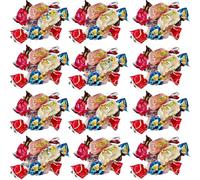 Yumys Wrapped Fruit Jellies - Assorted Flavour Jelly Candy, Apple, Strawberry, Orange, Raspberry, Pineapple & Watermelon, Soft Chewy Sweets Mix (350g)