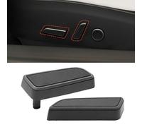 Yumzeco 2PCS Compatible with Tesla Model 3/Y Seat Adjustment Buttons 2021 2022 2023, Front Driver Side Seat Backrest & Forward Adjust Buttons Cover Replacement 1098841-01-E 1098840-01-D