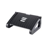 Yumzxin Under Desk Foot Rest - 6 Height Adjustable Office Foot Stool with Massage Roller for Leg & Back Support and Comfort at Work or Home