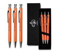 YUN CHUN 3PCS Funny Pens for Adults, Pens with Offensive Sayings, Office Gag Gift for Coworkers, Executive Ballpoint Pens for Work, Ideal Pen Gift Set for Friends, Medium Nib 1.0mm and Black Ink