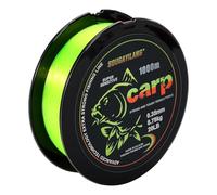 Yun Nong Fluorescent Carp Fishing Line - Fast Sinking Monofilament, 300m/1000m (0.28/0.30/0.33/0.35/0.40mm) for Low-Light Freshwater Fishing