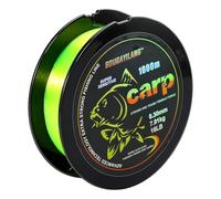 Yun Nong Fluorescent Carp Fishing Line - Fast Sinking Monofilament, 300m/1000m (0.28/0.30/0.33/0.35/0.40mm) for Low-Light Freshwater Fishing