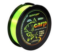 Yun Nong Fluorescent Carp Fishing Line - Fast Sinking Monofilament, 300m/1000m (0.28/0.30/0.33/0.35/0.40mm) for Low-Light Freshwater Fishing
