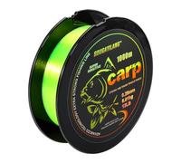 Yun Nong Fluorescent Carp Fishing Line - Fast Sinking Monofilament, 300m/1000m (0.28/0.30/0.33/0.35/0.40mm) for Low-Light Freshwater Fishing