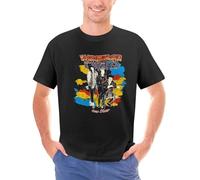 YUN SEN Thompson-Twins-On-Tour-T-Shirt-British-Pop-Single-Small-Medium Black