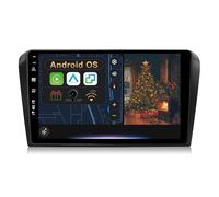 YUN TX Android 10 Car Radio Fits Mazda 3 (2004-2012) - 9 Inch - 2G + 32G - Camera & Canbus GPS 2 Din - Supports DAB+/Steering Wheel Control/WiFi/BT 5.0/CarPlay/Mirrorlink/USB/4G