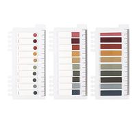 YUNA Morandi Sticky Notes Set 30 Colors Macaron Memo Stickers Writable Index Tabs - 200Pcs/Pack, 3Packs (Vintage)