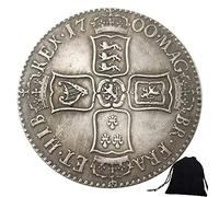 YunBest 1700 Rare Antique UK British Old Coin - Great British Shilling - Uncirculated Commemorative Coin