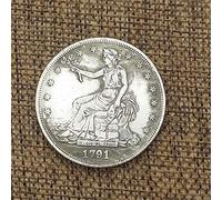 YunBest 1791 Antique Great US Liberty Old One-Dollars Coins- Great America Coin -Uncirculated Commemorative Coin-Discover History of US Coins BestShop