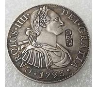 YunBest 1793 Scottish 5 shillings Old Coin -United Kingdom Old Coins-Lucky Commemorative Coin-Teaching Tool for kids-It is handmade crafts BestShop