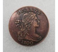 YunBest 1800 Antique Liberty One-CENT Coin -Great American Commemorative Coin - US Uncirculated Coins-Teaching Tool for kids-It's handmade crafts BestShop