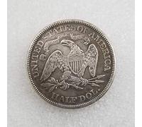 YunBest 1880 Antique Liberty Half-Dollars Coin -Great American Commemorative Coin - US Old Coins- Original Pre Morgan Uncirculated condition BestShop