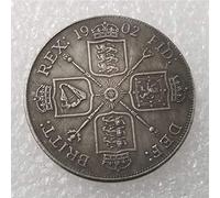 YunBest 1902 Antique United Kingdom Uncirculated Coin- British Old UK Coin- British Shilling Commemorative Coins-Best Discover History of Coins BestShop