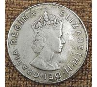 YunBest 1959 British Elizabeth II Queen Elizabeth II Mint State Brass Commemorative Coin - Discover History of Coins
