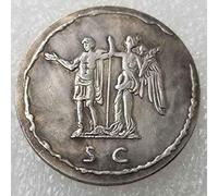 YunBest Ancient roman Old coin-Roman Empire Coins-Ancient Roman Coinage-Lucky Commemorative Coin-Great Teaching Tool for kids-It is handmade crafts BestShop