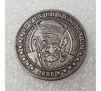 YunBest Best Morgan US Coins - 1888 Hobo Nickel Coin -Old Coin Collecting-US Dollar USA Old Morgan Dollar -plated US Coin BestShop