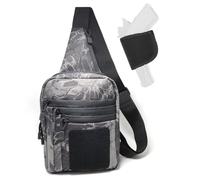 YUNCAIMAOYI Crossbody Shoulder Bag for Men - Ccw Sling Bag - Tactical Crossbody Bag, Black Python, Tactical